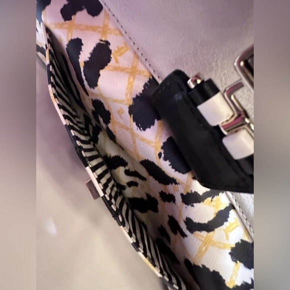 L.A.M.B Gwen Stefani Lg Leopard Print Top Handle Satchel - Picture 10 of 12